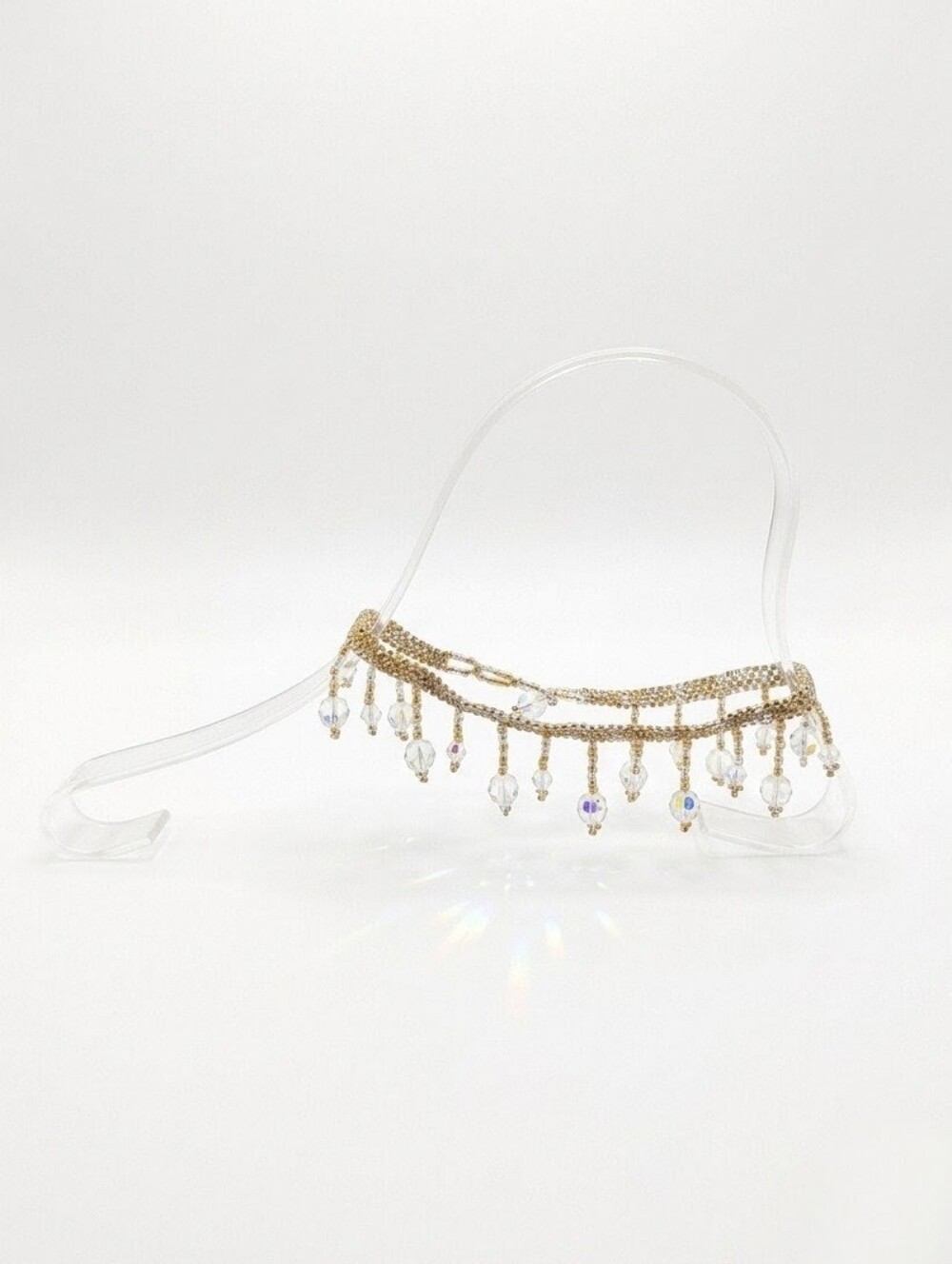 Boho Crystal Beaded Anklet